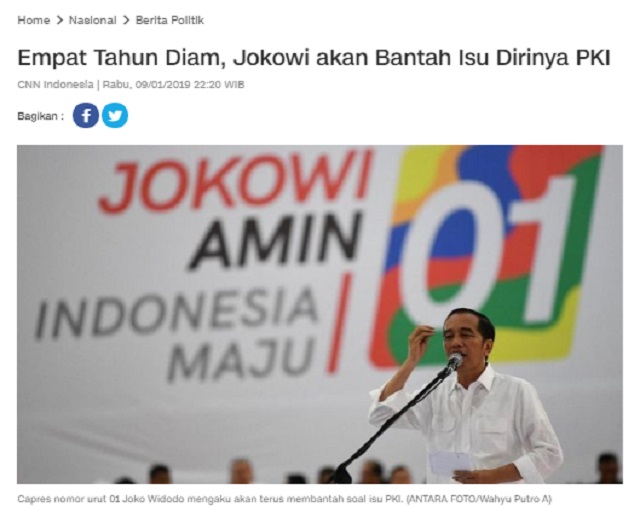[Cek Fakta] Foto Penampakan Kaesang Anak Jokowi Bangga Kibarkan Bendera PKI? Ini Faktanya