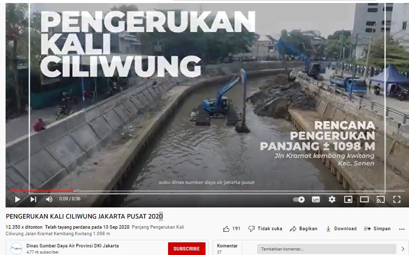[Cek Fakta] Benarkah Era Anies Baswedan tak Gunakan Alat Berat Keruk Sungai? Ini Faktanya