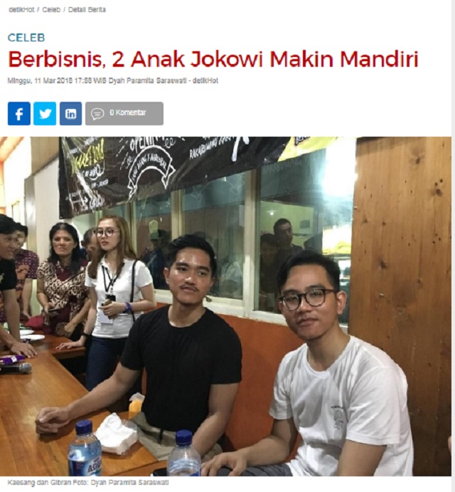 [Cek Fakta] Foto Anak Jokowi Berani Pakai Baju Simbol PKI? Ini Faktanya