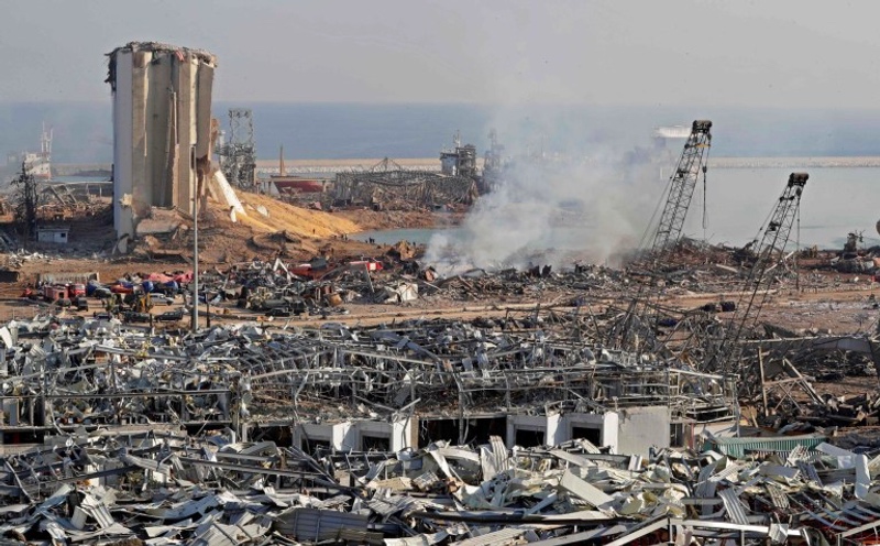 Perbedaan Kondisi Beirut Sebelum dan Sesudah Ledakan Dahsyat