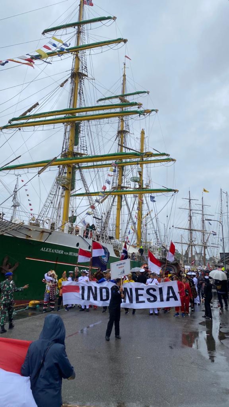 Bangga! KRI Bima Suci Menang Kapal Terbaik di <i>Event Tall Ship</i> Race Norwegia
