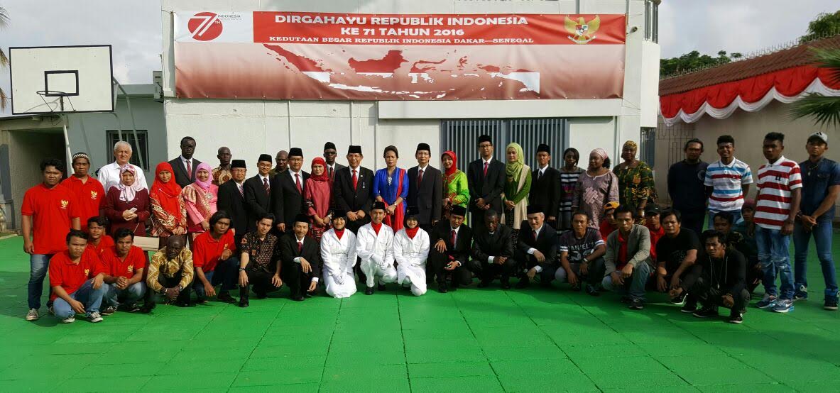 ABK WNI Semarakkan HUT RI ke-71 di Senegal