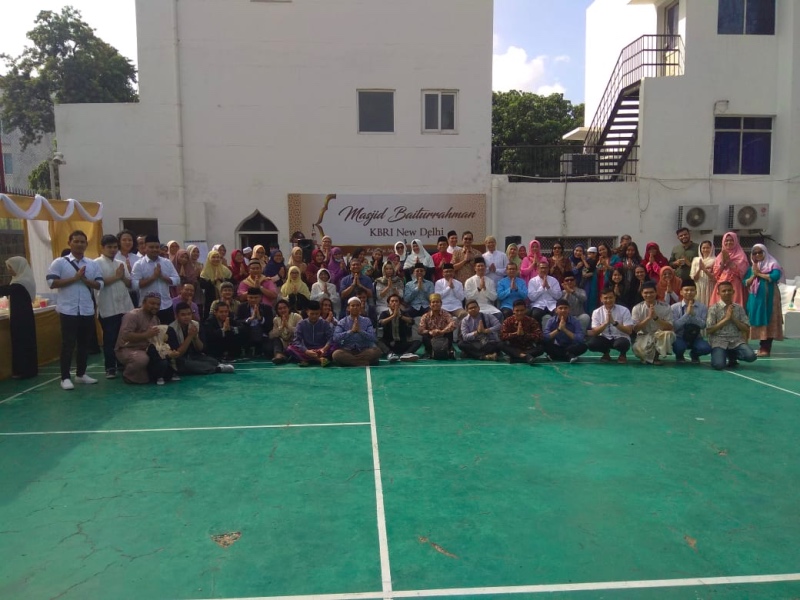 Meriahnya Perayaan Iduladha di KBRI New Delhi