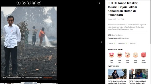 Cek Fakta Photo Of Jokowi With The Background Of The Government S Best Works Editorial Exbulletin