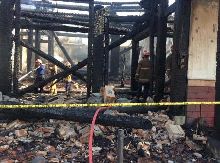 Kelenteng Kong Tik Soe Semarang Terbakar