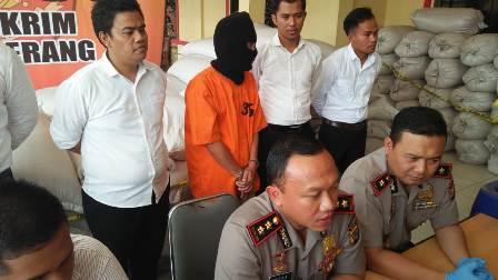5 Ton Ketumbar Beracun Disita Polisi di Serang