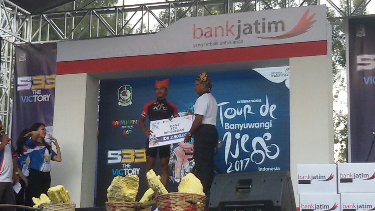 Raja Tanjakan Iran Menangi Etape Terekstrem Tour de Banyuwangi-Ijen