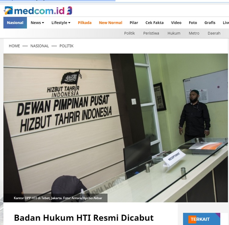 [Cek Fakta] 6 Ormas Dibubarkan Pemerintah Termasuk FPI? Ini Faktanya