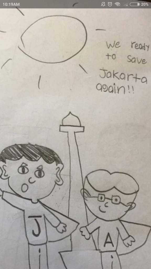 Bocah SD Persembahkan Komik untuk Ahok
