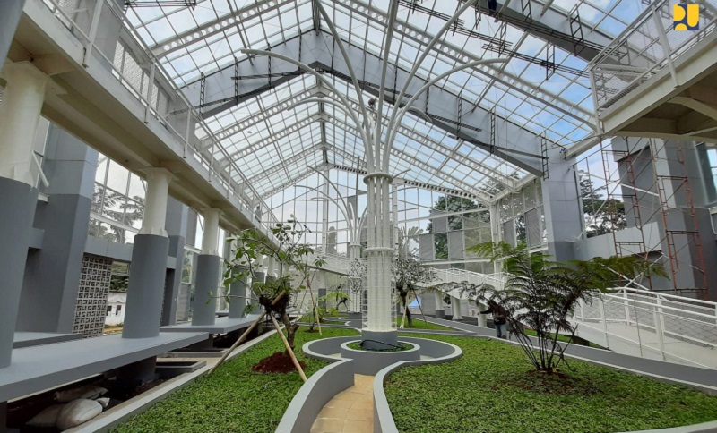 Selesai Dibangun, Begini Potret Taman Anggrek di Kebun Raya Bogor
