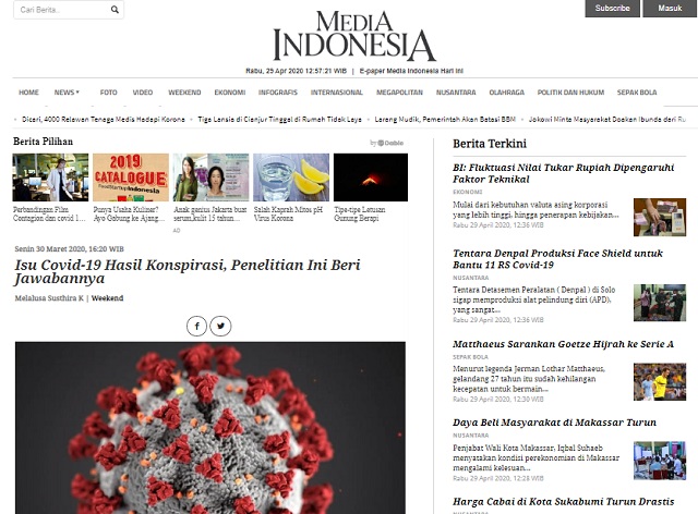 [Cek Fakta] Virus Korona atau Covid-19 Ciptaan FPI Bersaudara? Ini Faktanya