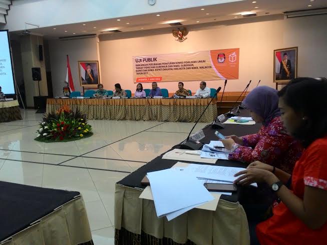 Dua Peraturan KPU Diuji Publik Hari Ini