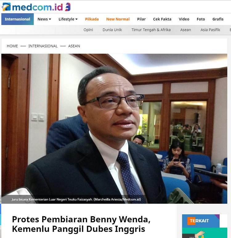 [Cek Fakta] Prabowo Tangkap Benny Wenda? Ini Faktanya