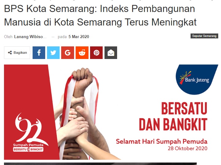 [Cek Fakta] Angka Harapan Lama Sekolah Kota Semarang Capai 14,52 Tahun? Ini Faktanya