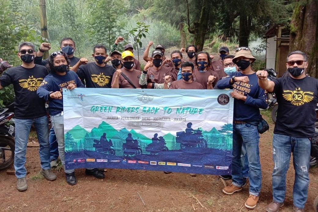 Sederat Aksi Sosial LA 32 Riders dalam Perjalanan 1.400 Km