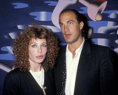 Kelly LeBrock dan Steven Seagal. (foto:nydailynews)