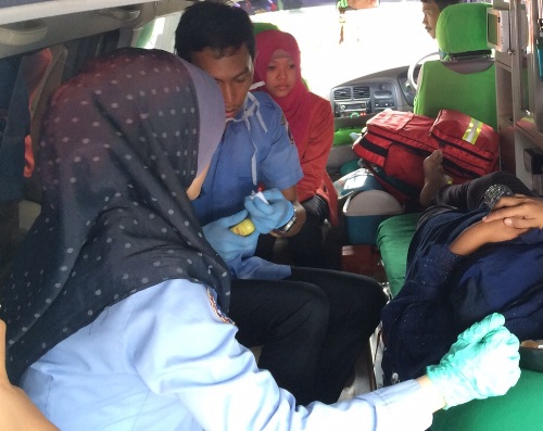 Korban Ledakan, Anggota Polantas Dibawa ke RSCM