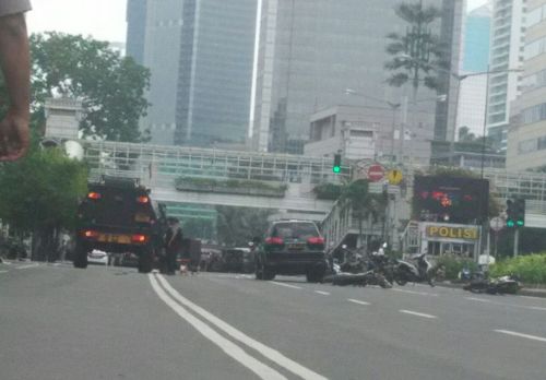 4 Teroris di Sarinah Ditembak Mati