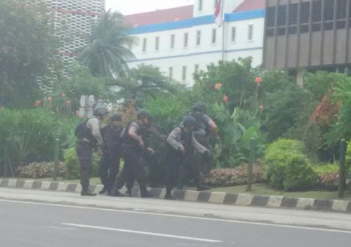 4 Teroris di Sarinah Ditembak Mati