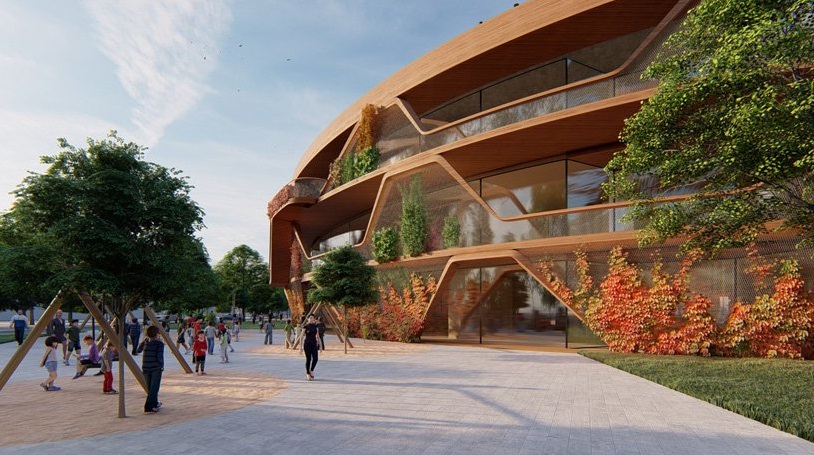 Life Hamburg, Gedung Sekolah yang Terinspirasi Alam