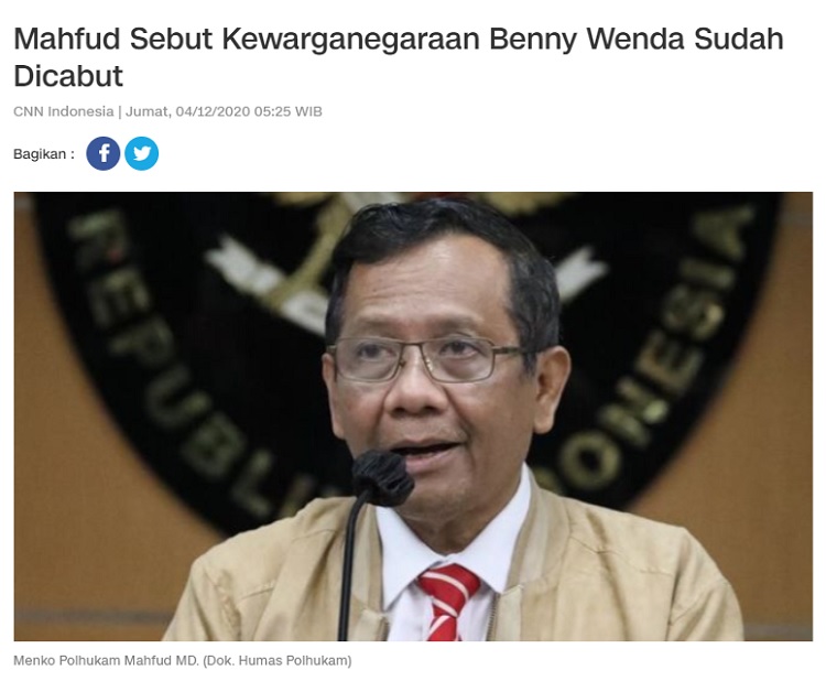 [Cek Fakta] Prabowo Ultimatum Inggris Serahkan Benny Wenda? Ini Faktanya