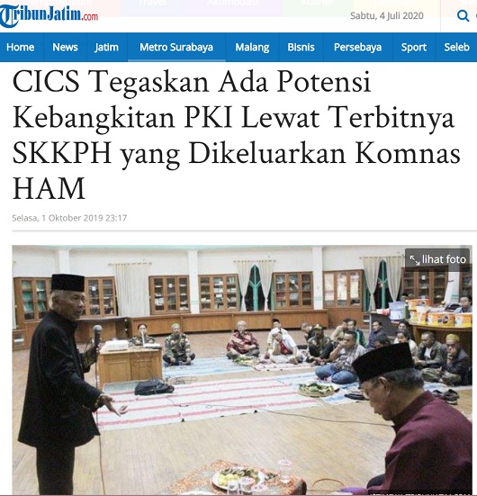 [Cek Fakta] Pemerintahan Jokowi Terbitkan Surat Korban Pelanggaran HAM Eks PKI? Simak Faktanya