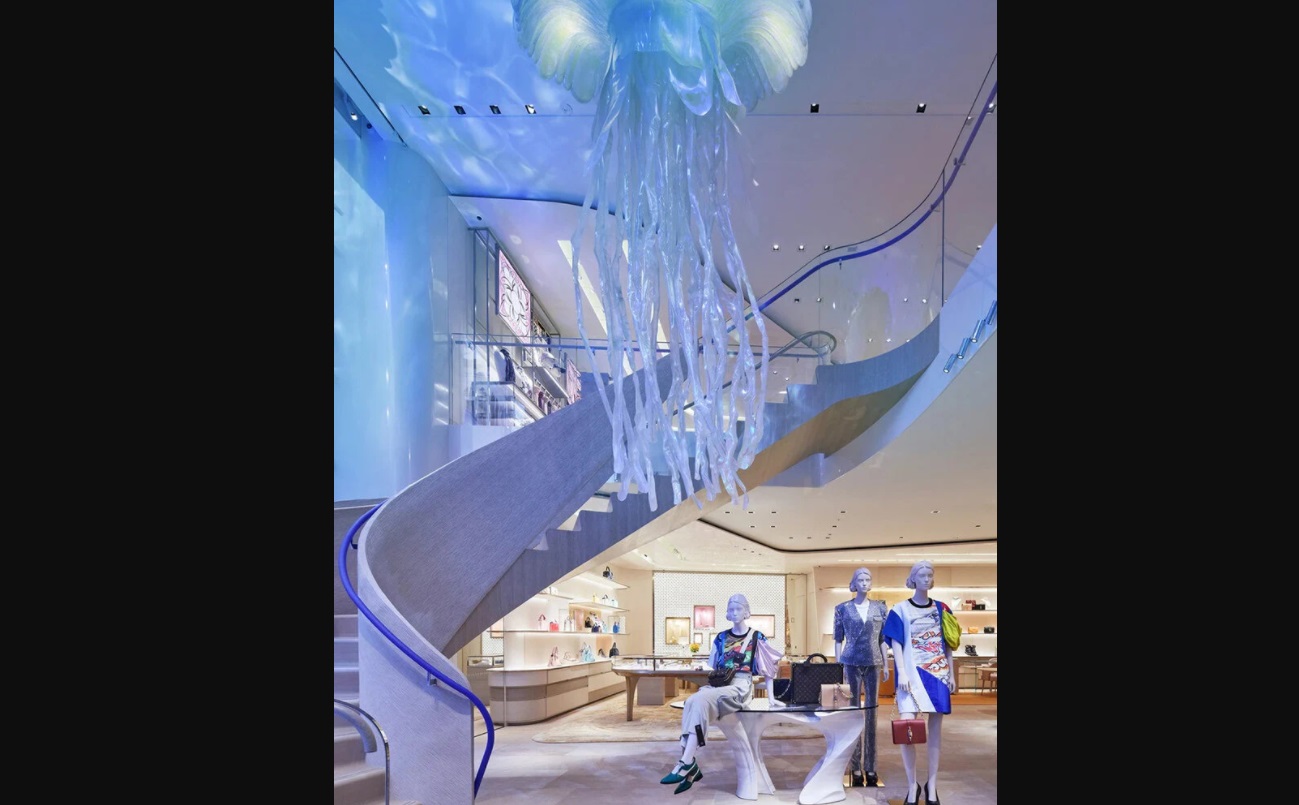 Kerennya Desain Toko Louis Vuitton di Tokyo