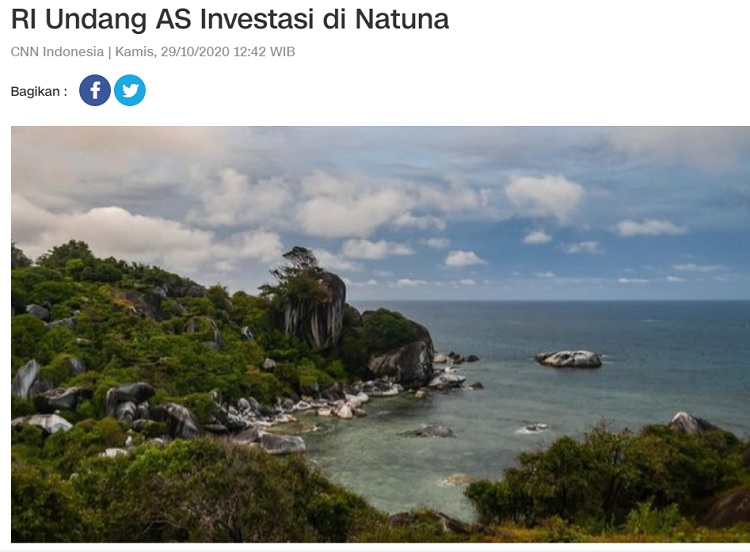 [Cek Fakta] Indonesia Tawarkan Amerika Serikat Bangun Pangkalan di Natuna? Ini Faktanya