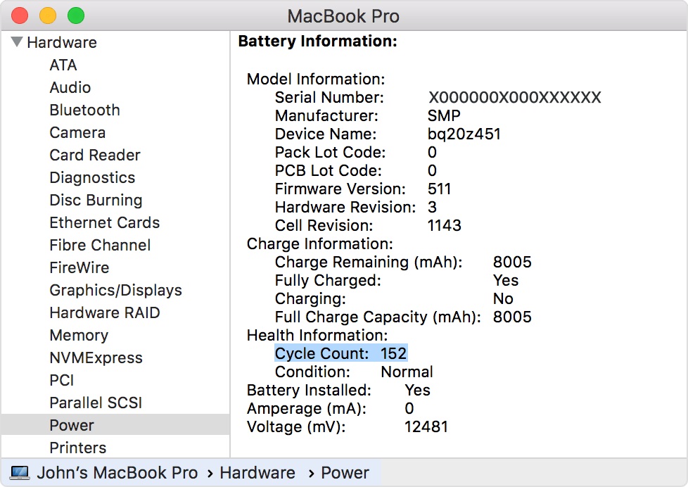 Cara Mudah Cek Usia Baterai Macbook
