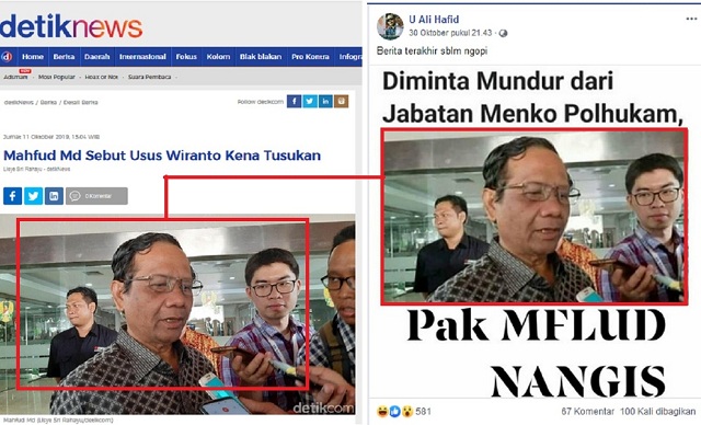 Mahfud MD Menangis Diminta Mundur dari Jabatan Menko Polhukam? Ini Faktanya
