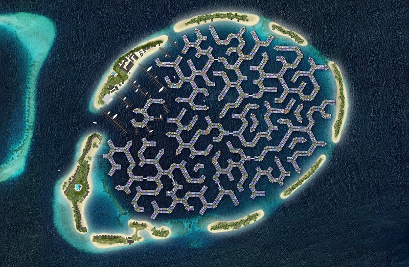 Maldives Bakal Punya Kota Terapung, Rumahnya Dibanderol Mulai Rp2 Miliar