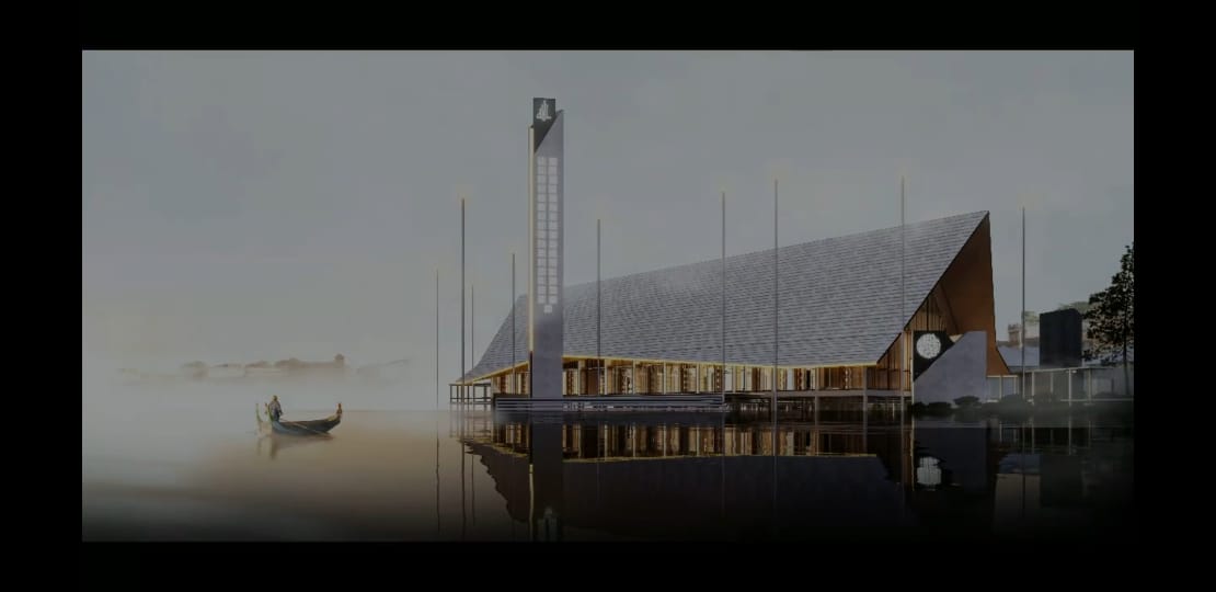 Pontianak Bakal Punya Masjid Terapung, Begini Desainnya