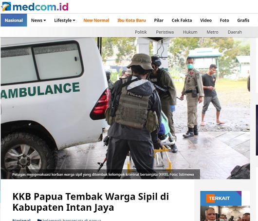 [Cek Fakta] Video Komandan BIN Papua Dibunuh OPM? Ini Faktanya