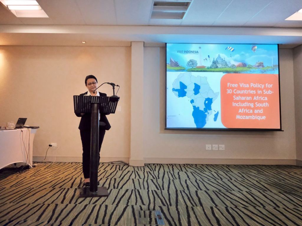 Temui Presiden Afsel, Menlu RI Tegaskan Prioritas Ekonomi di Afrika