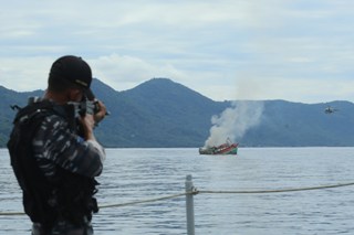 TNI AL dan TNI AU Bersatu Kejar <i>Illegal Fishing</i>