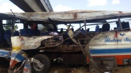 Kecelakaan Maut di Tol Palikanci, Ini Foto Bus Rukun Sayur Ringsek