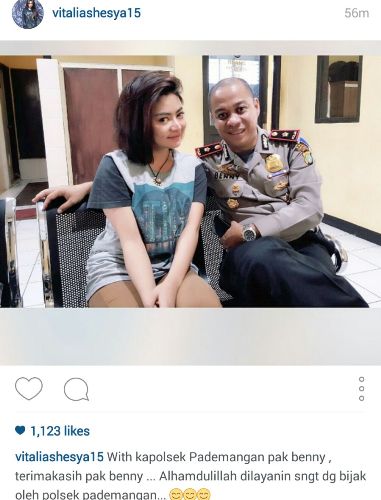 Kronologi Penangkapan Vitalia Shesya