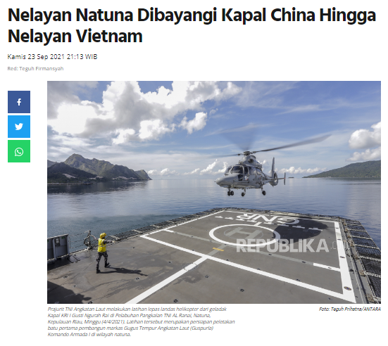[Cek Fakta] Kapal Kuwait dan Nelayan Yaman Ikut Masuk Perairan Natuna? Ini Faktanya
