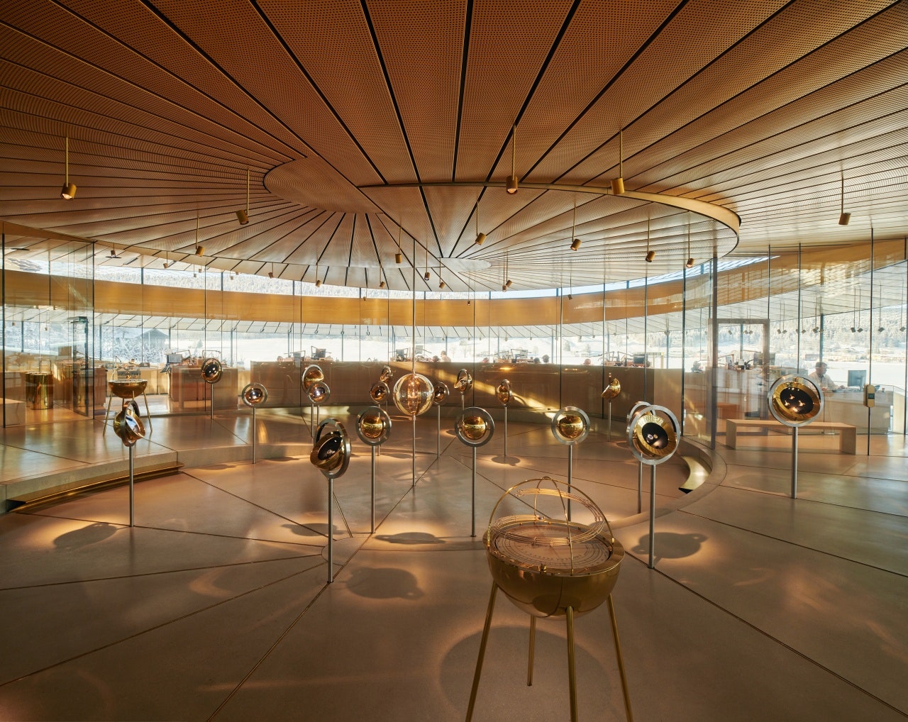Museum Unik Bentuk Spiral di Swiss