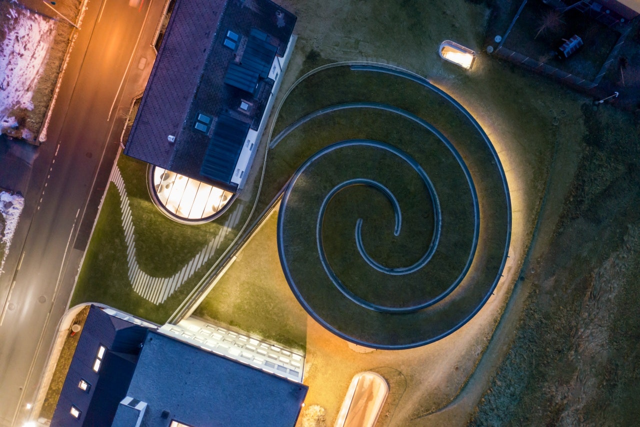 Museum Unik Bentuk Spiral di Swiss
