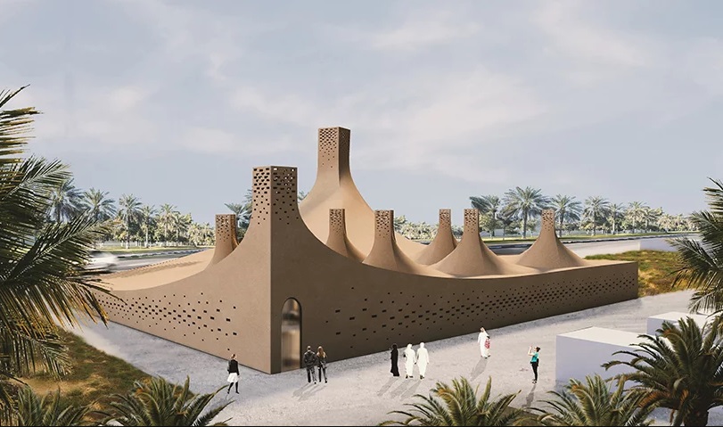 Museum dengan Menara Angin di Uni Emirat Arab