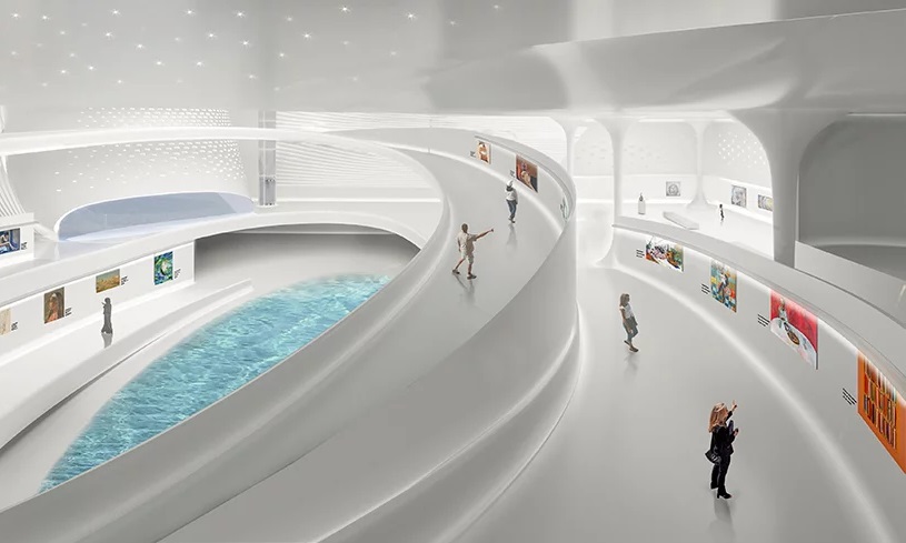 Museum dengan Menara Angin di Uni Emirat Arab