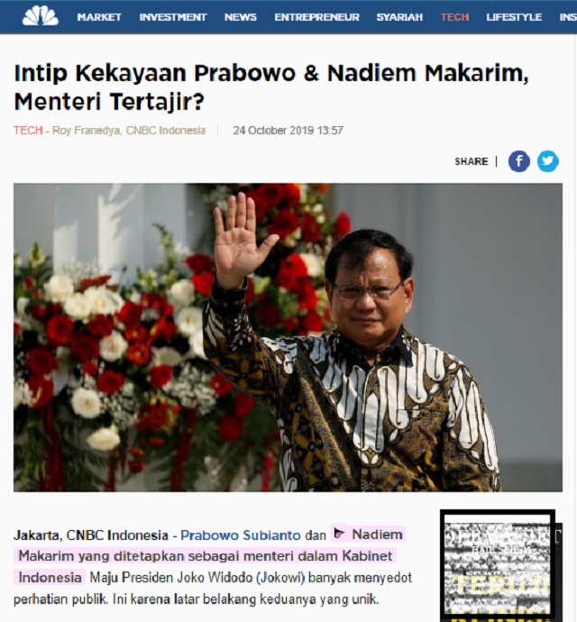 [Cek Fakta] Nadiem Makarim Bayar Rp6 Triliun untuk Jadi Mendikbud? Ini Faktanya
