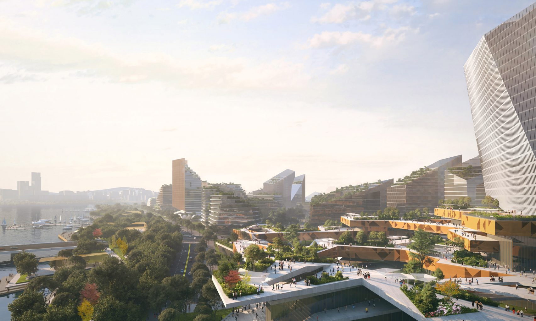 Net City, Kawasan Masa Depan Tanpa Mobil di Shenzhen