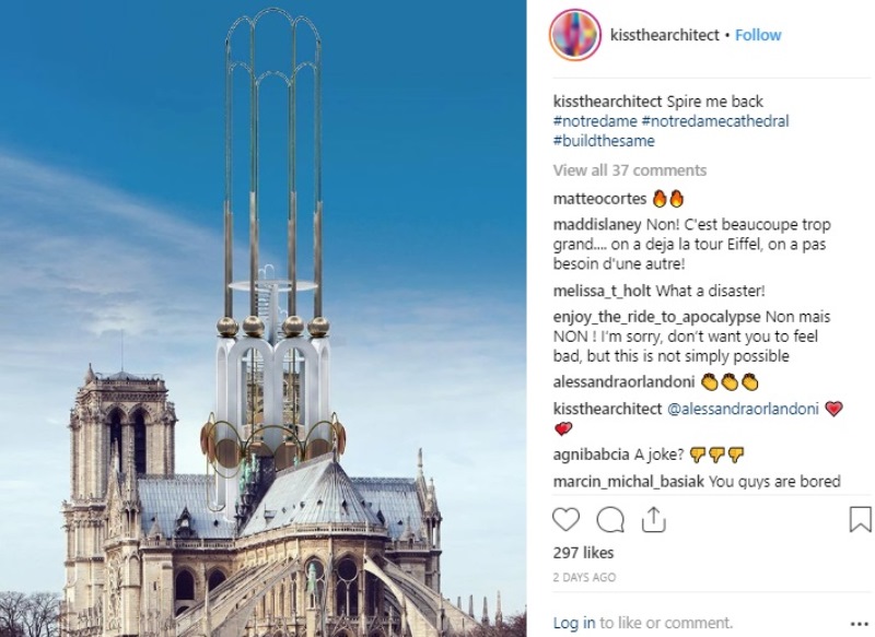 Tujuh Konsep Desain Renovasi Notre Dame