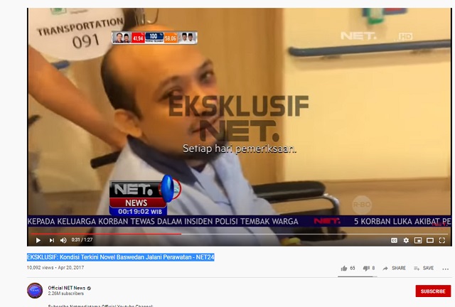 [Cek Fakta] Video Ini Dijadikan Dasar Meragukan Mata Novel Baswedan Rusak? Simak Faktanya