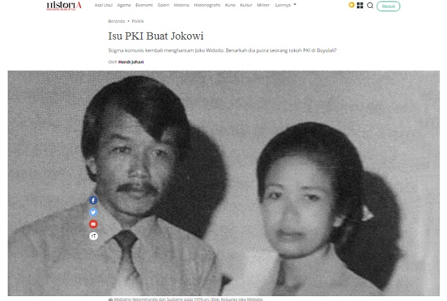 [Cek Fakta] Foto Penampakan Jokowi Nyekar di Makam Tokoh Teras PKI? Ini Faktanya