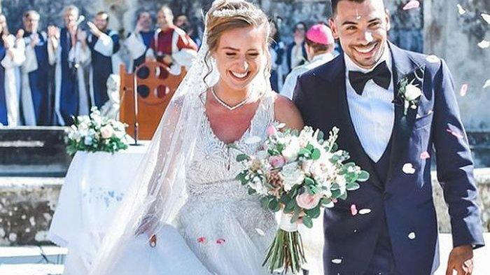 Pernikahan Miguel Oliveira dan Andreia Pimenta. (foto instagram)