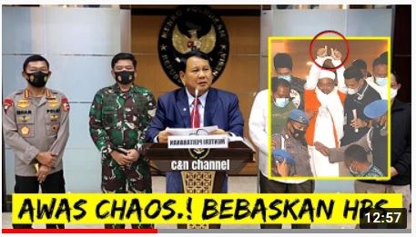 [Cek Fakta] Prabowo akan Bebaskan Rizieq Shihab? Ini Faktanya