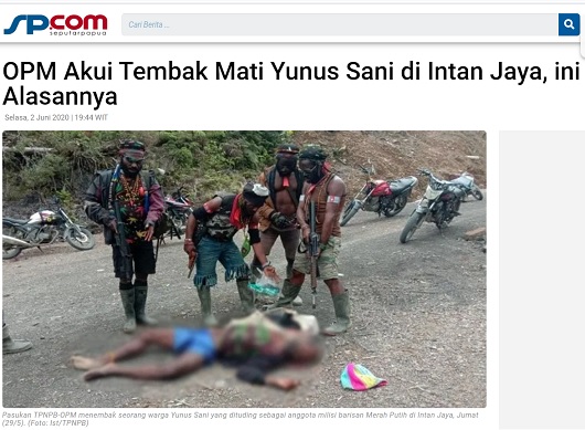 [Cek Fakta] Video Komandan BIN Papua Dibunuh OPM? Ini Faktanya